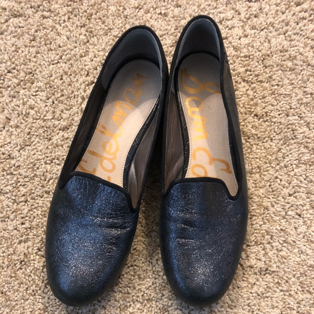 Sam Edelman gunmetal loafers